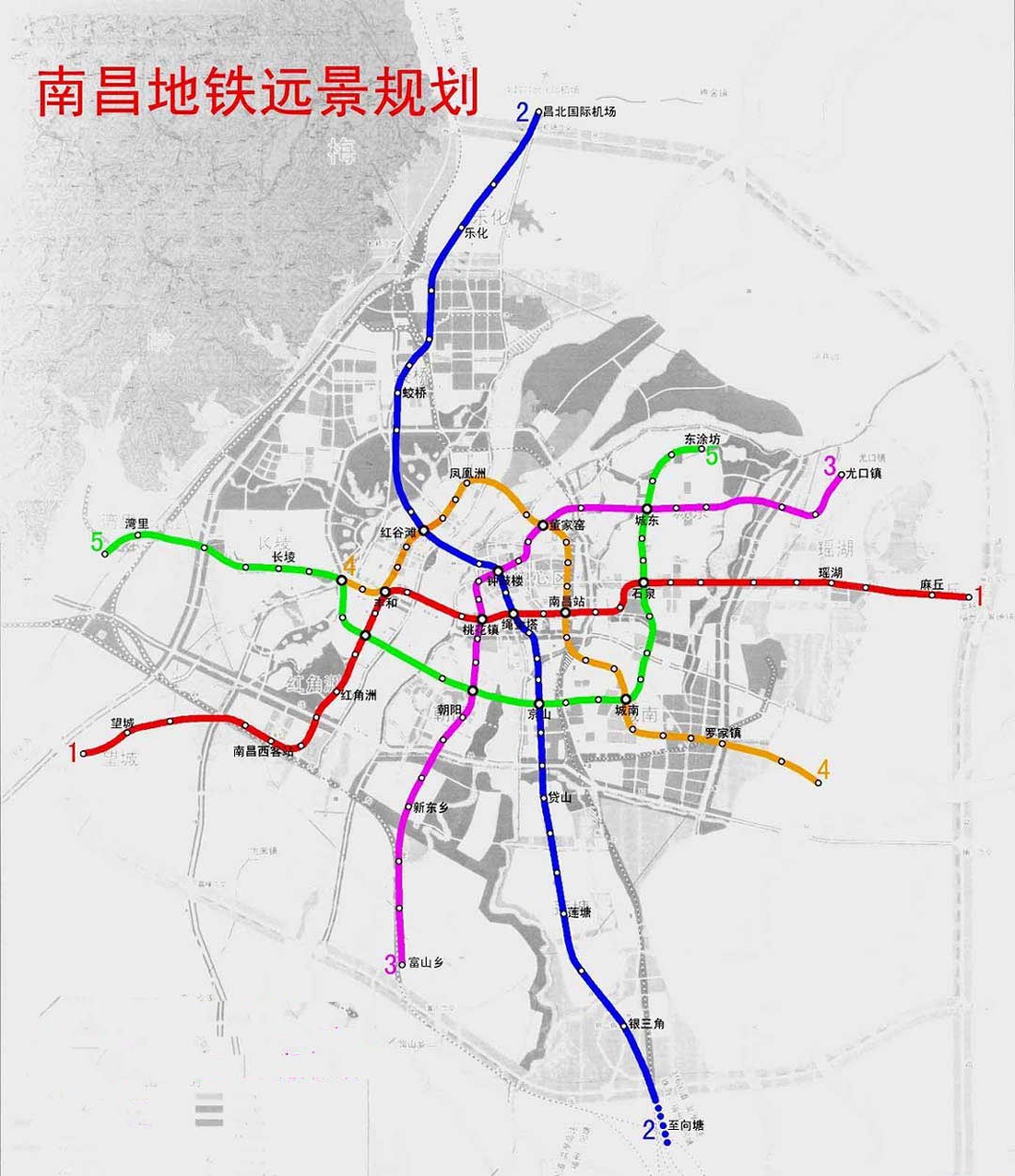 南昌地铁最新规划图，塑造未来城市交通蓝图